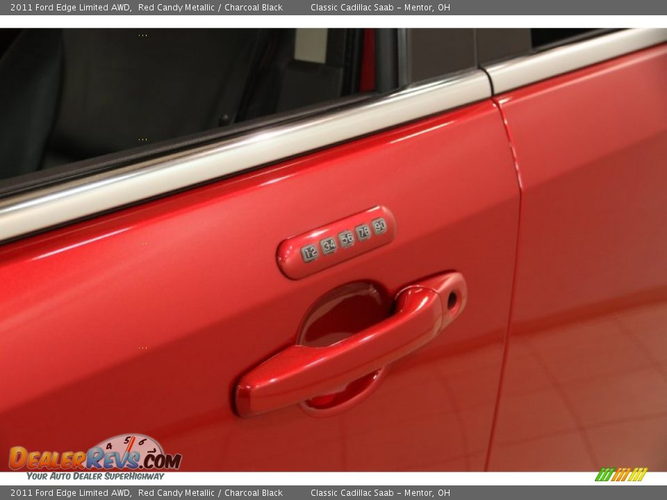 2011 Ford Edge Limited AWD Red Candy Metallic / Charcoal Black Photo #4