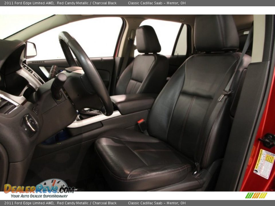 2011 Ford Edge Limited AWD Red Candy Metallic / Charcoal Black Photo #7