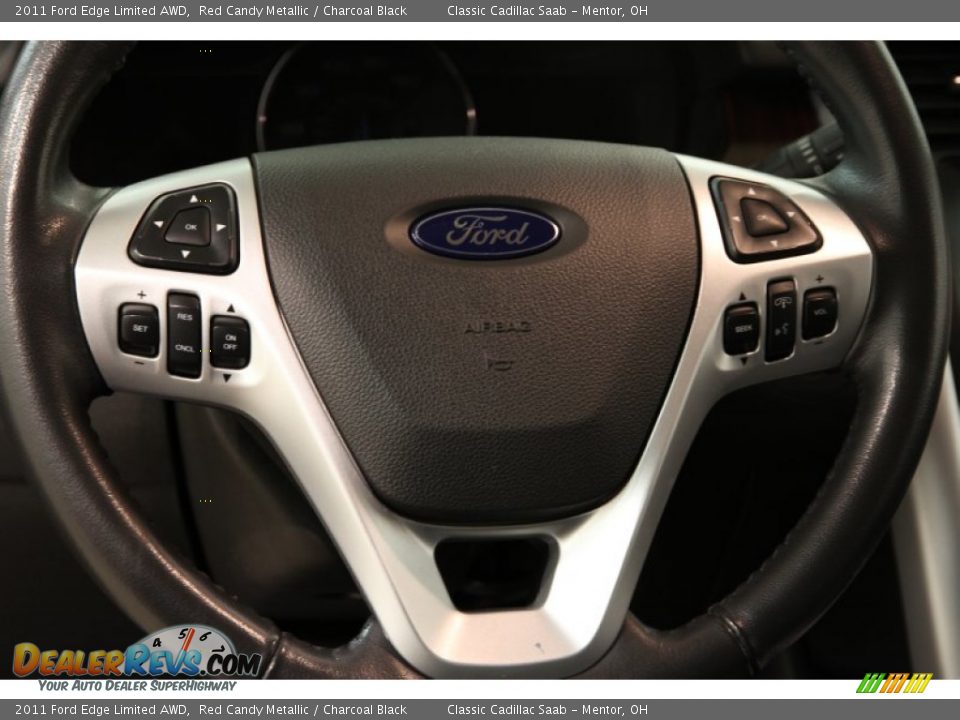 2011 Ford Edge Limited AWD Red Candy Metallic / Charcoal Black Photo #8