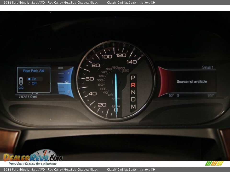 2011 Ford Edge Limited AWD Red Candy Metallic / Charcoal Black Photo #9