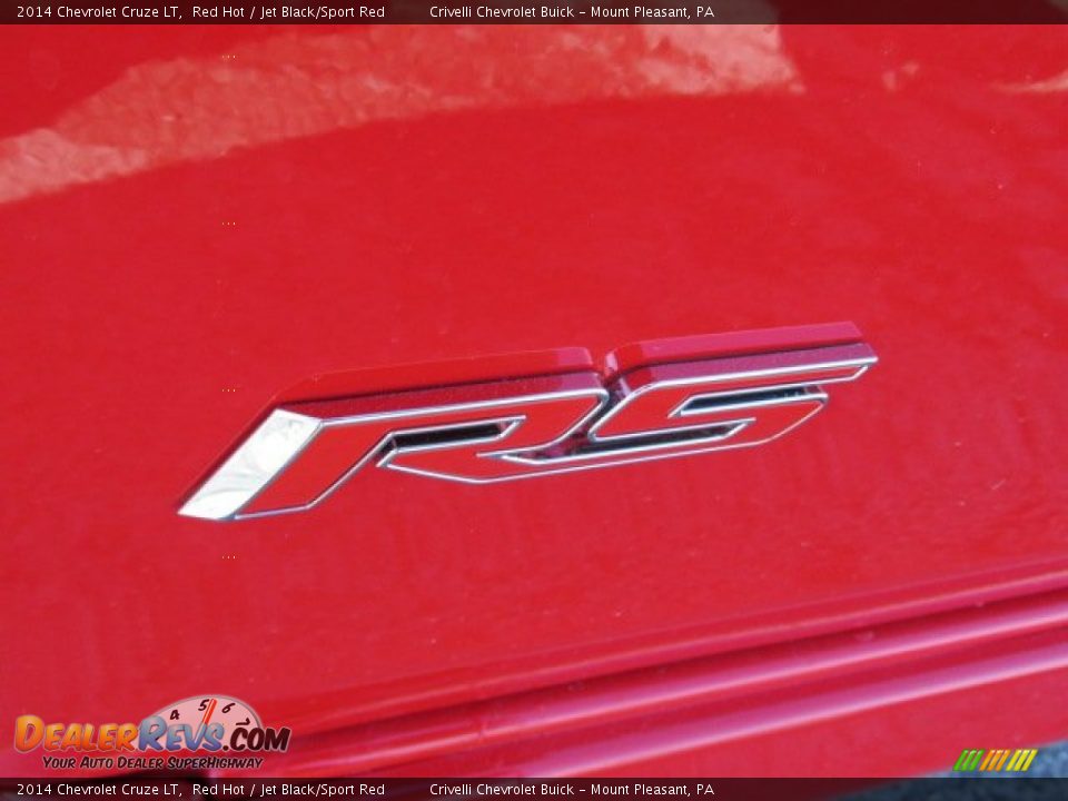 2014 Chevrolet Cruze LT Red Hot / Jet Black/Sport Red Photo #3