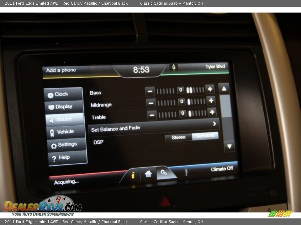 2011 Ford Edge Limited AWD Red Candy Metallic / Charcoal Black Photo #19