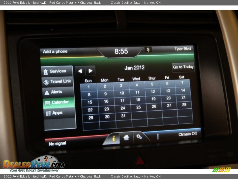 2011 Ford Edge Limited AWD Red Candy Metallic / Charcoal Black Photo #20