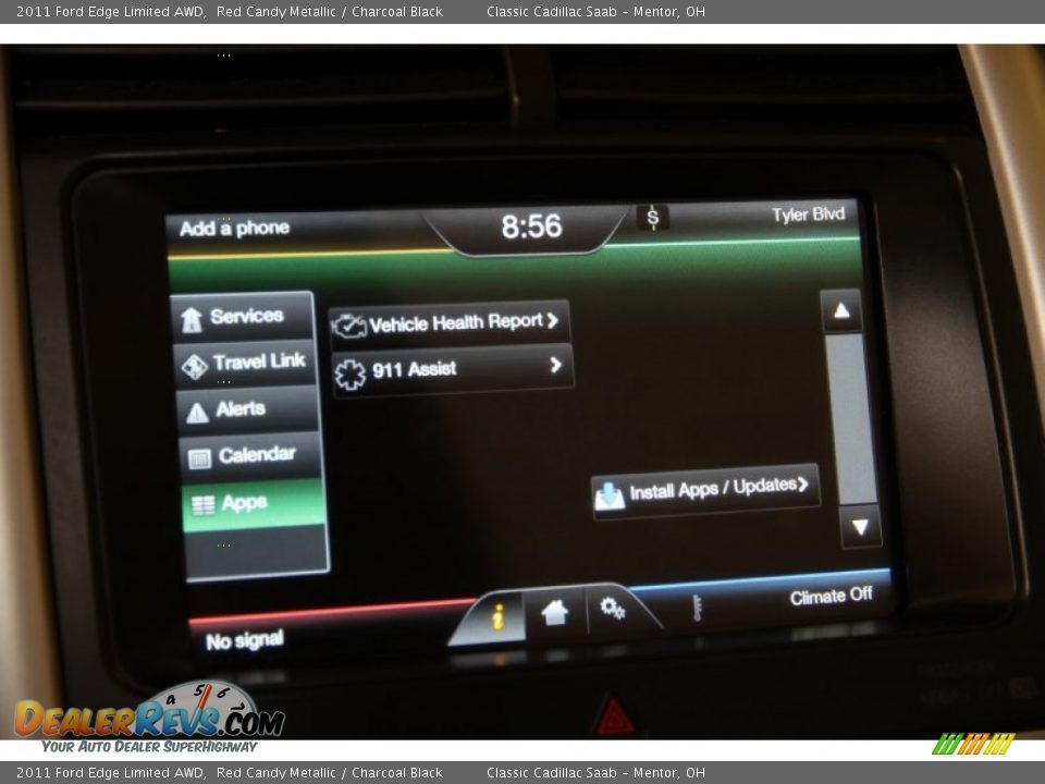 2011 Ford Edge Limited AWD Red Candy Metallic / Charcoal Black Photo #21