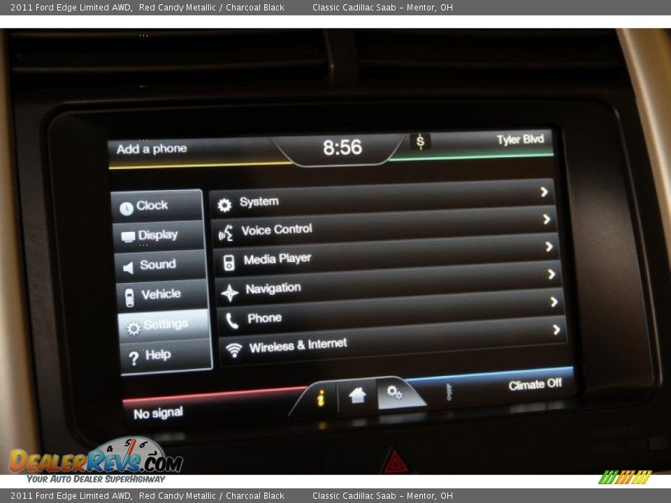 2011 Ford Edge Limited AWD Red Candy Metallic / Charcoal Black Photo #22