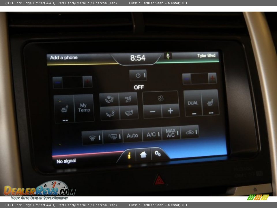 2011 Ford Edge Limited AWD Red Candy Metallic / Charcoal Black Photo #23