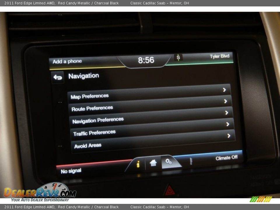 2011 Ford Edge Limited AWD Red Candy Metallic / Charcoal Black Photo #24