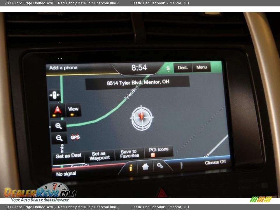 2011 Ford Edge Limited AWD Red Candy Metallic / Charcoal Black Photo #25