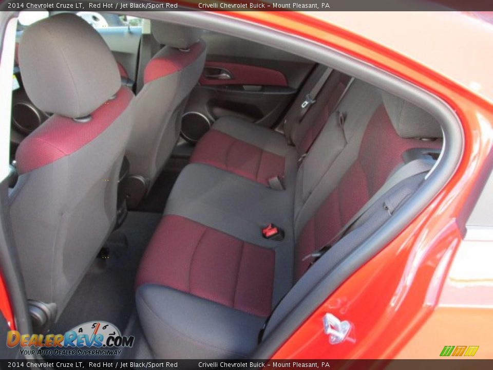2014 Chevrolet Cruze LT Red Hot / Jet Black/Sport Red Photo #18