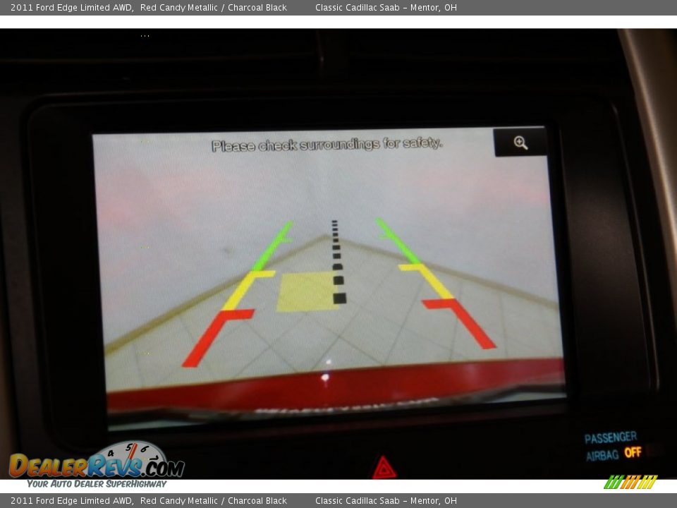 2011 Ford Edge Limited AWD Red Candy Metallic / Charcoal Black Photo #27