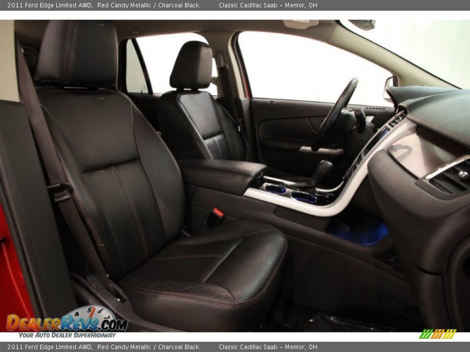 2011 Ford Edge Limited AWD Red Candy Metallic / Charcoal Black Photo #29