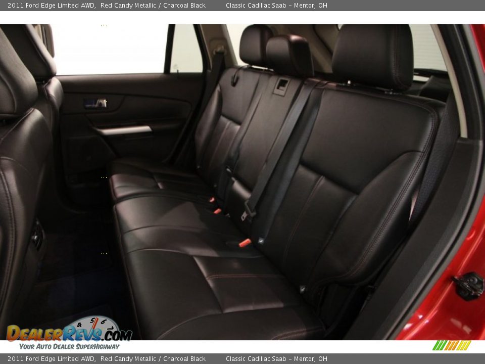 2011 Ford Edge Limited AWD Red Candy Metallic / Charcoal Black Photo #31