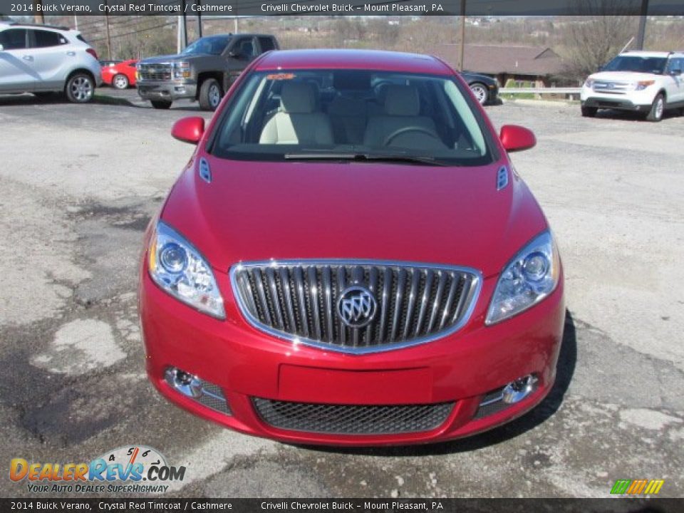 2014 Buick Verano Crystal Red Tintcoat / Cashmere Photo #4