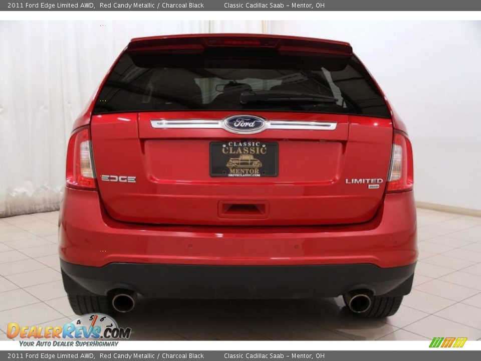 2011 Ford Edge Limited AWD Red Candy Metallic / Charcoal Black Photo #33