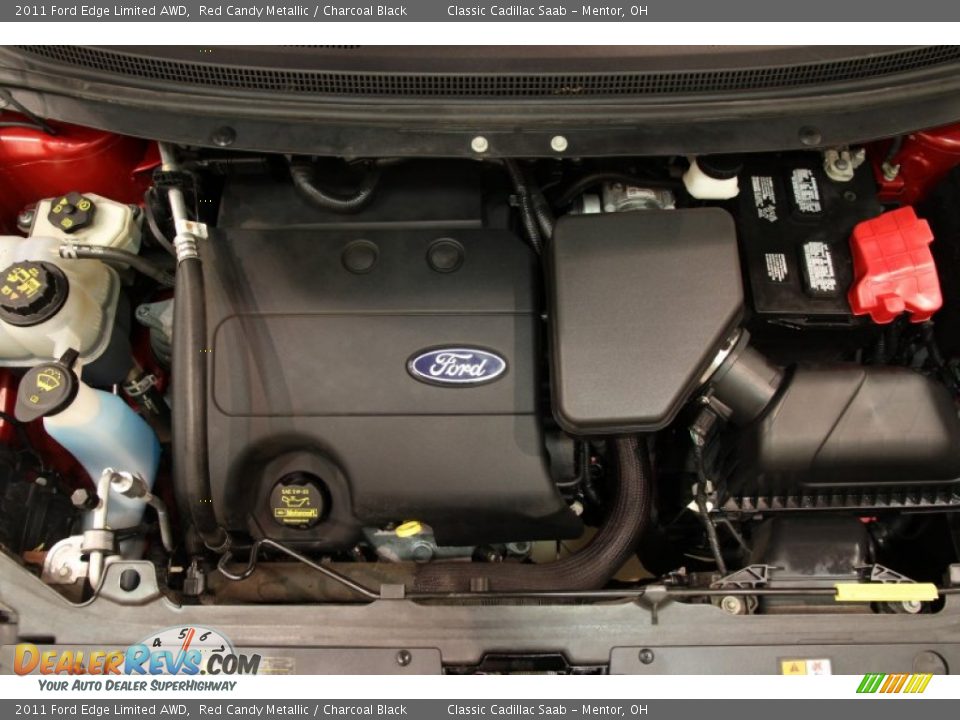 2011 Ford Edge Limited AWD Red Candy Metallic / Charcoal Black Photo #34