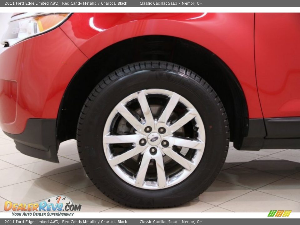2011 Ford Edge Limited AWD Red Candy Metallic / Charcoal Black Photo #35