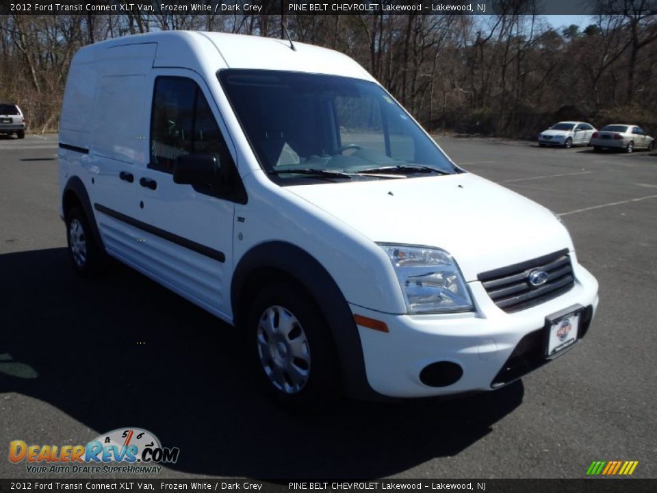 2012 Ford Transit Connect XLT Van Frozen White / Dark Grey Photo #3