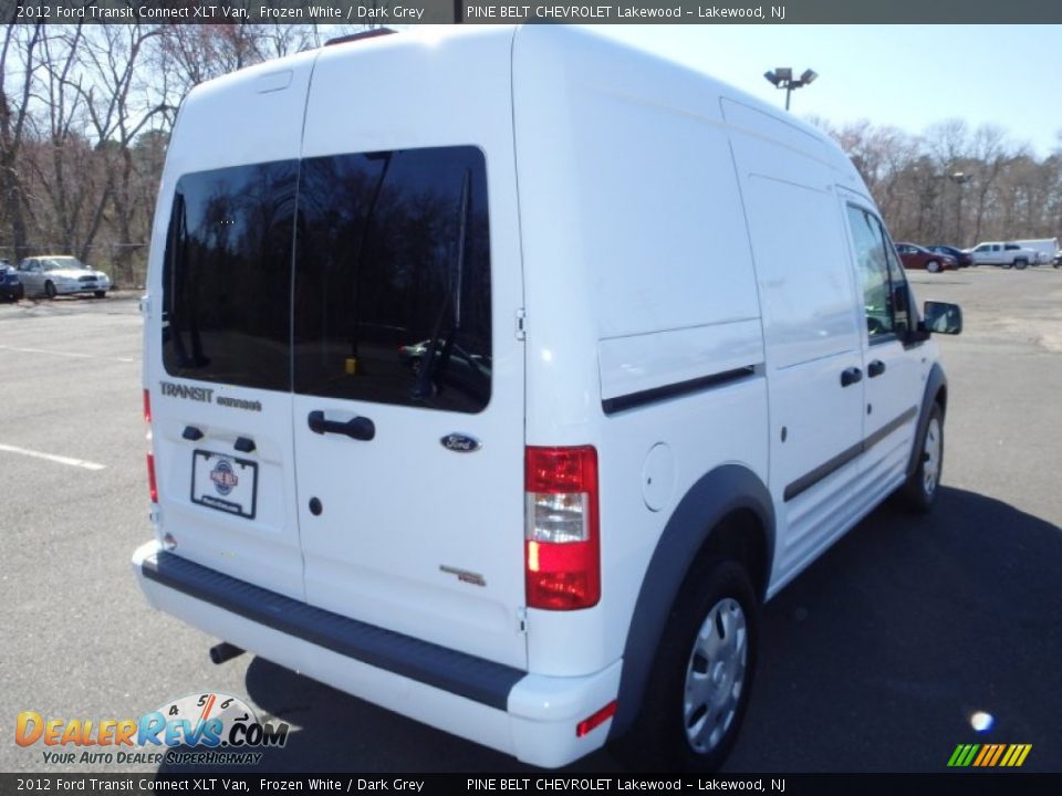 2012 Ford Transit Connect XLT Van Frozen White / Dark Grey Photo #6