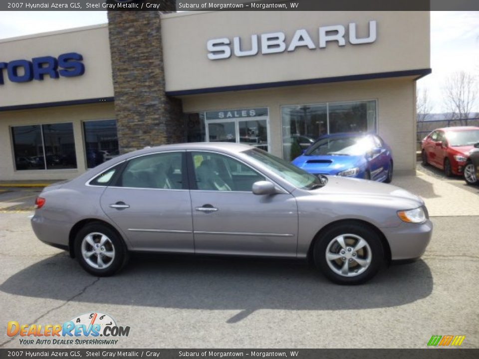 2007 Hyundai Azera GLS Steel Gray Metallic / Gray Photo #12