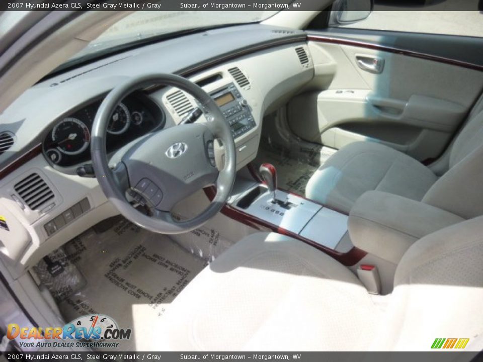Gray Interior - 2007 Hyundai Azera GLS Photo #15