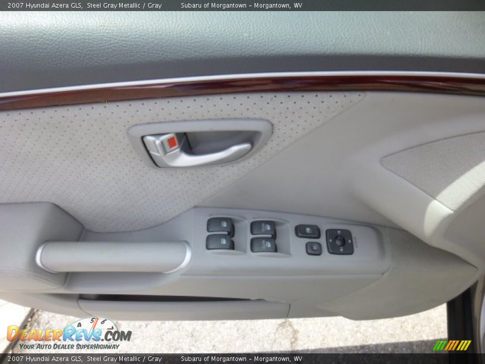 2007 Hyundai Azera GLS Steel Gray Metallic / Gray Photo #16