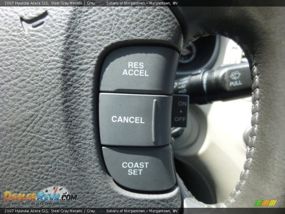 2007 Hyundai Azera GLS Steel Gray Metallic / Gray Photo #18