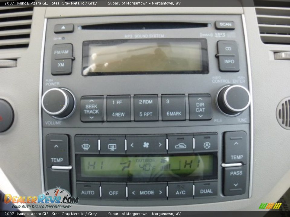 Controls of 2007 Hyundai Azera GLS Photo #19