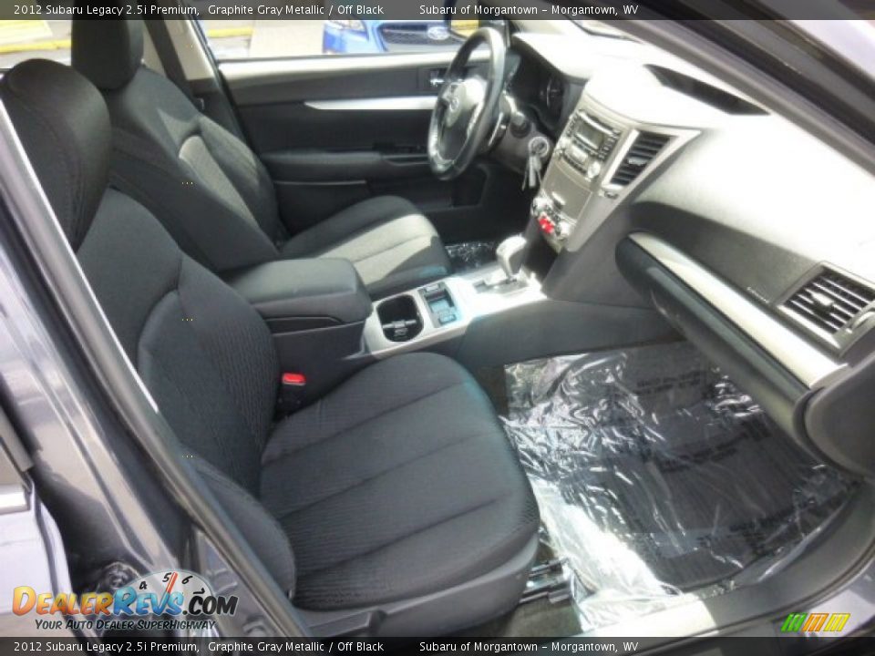 2012 Subaru Legacy 2.5i Premium Graphite Gray Metallic / Off Black Photo #4