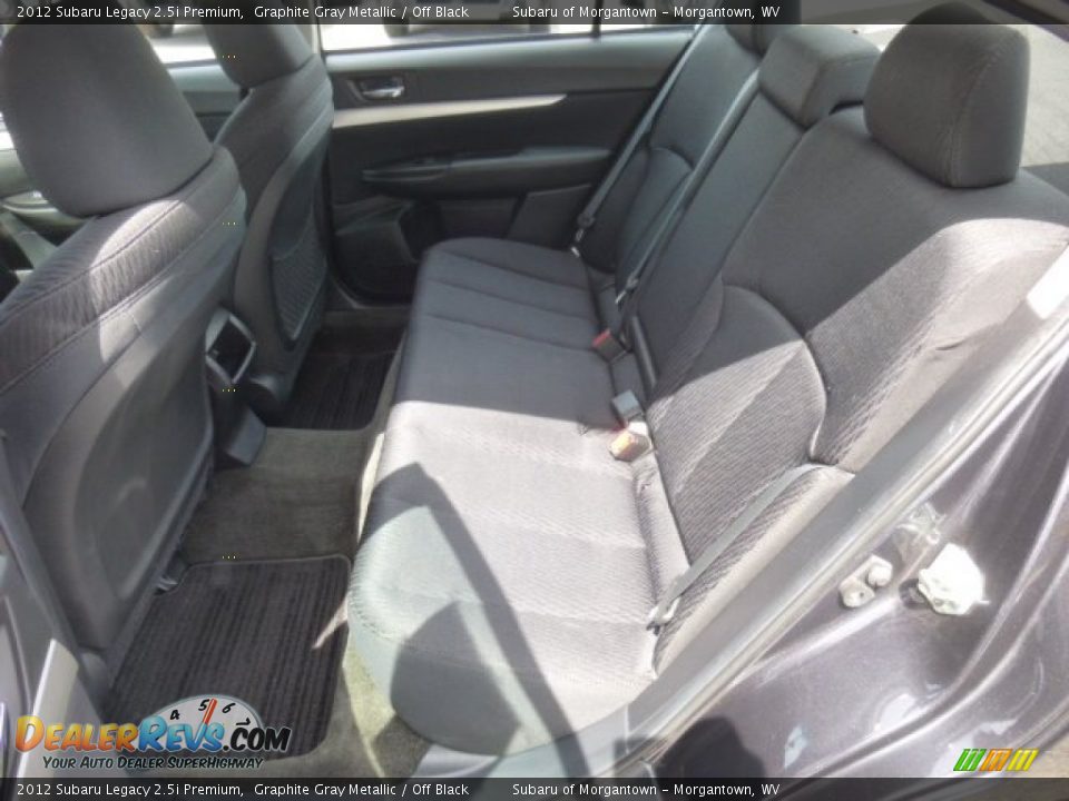 2012 Subaru Legacy 2.5i Premium Graphite Gray Metallic / Off Black Photo #14