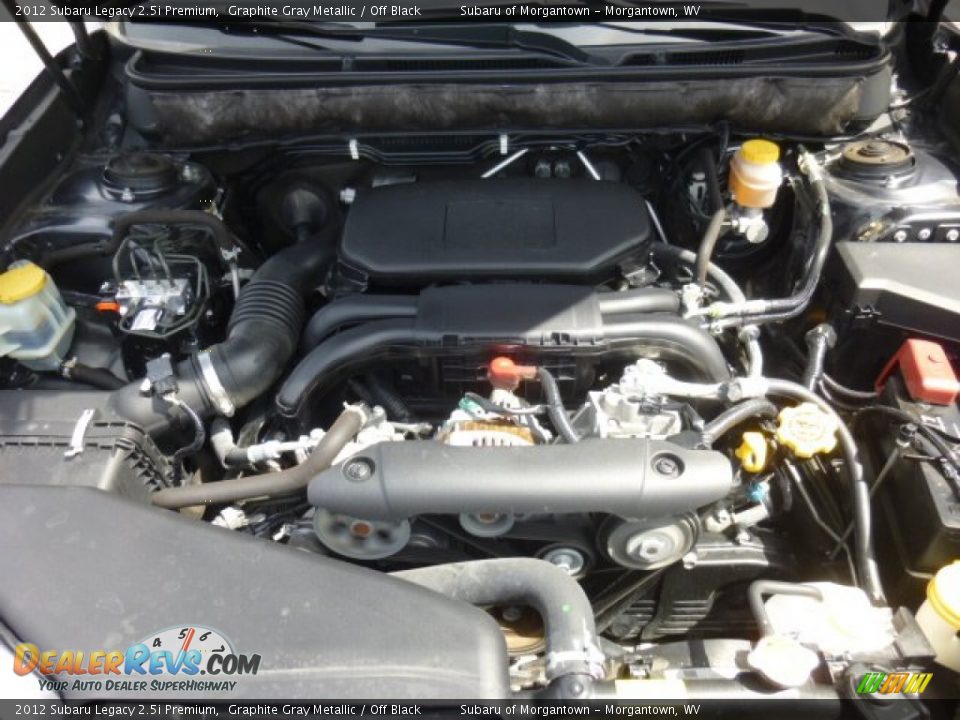 2012 Subaru Legacy 2.5i Premium Graphite Gray Metallic / Off Black Photo #18
