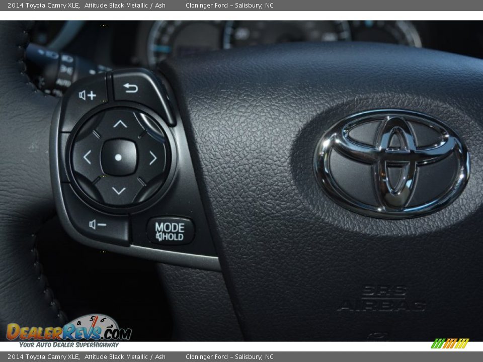 2014 Toyota Camry XLE Attitude Black Metallic / Ash Photo #20
