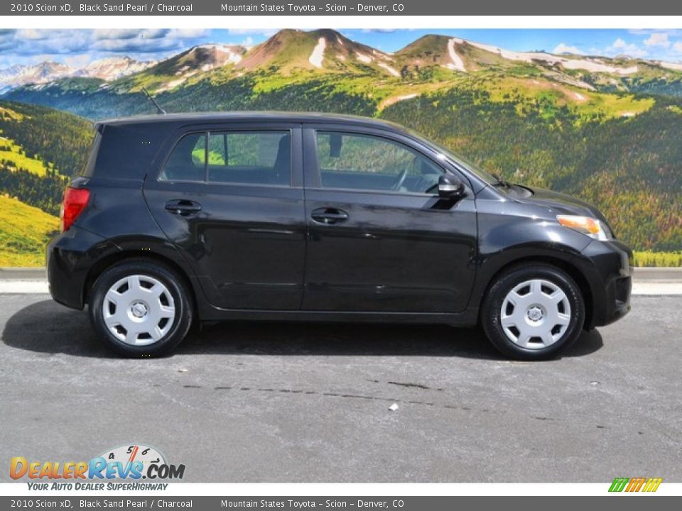 2010 Scion xD Black Sand Pearl / Charcoal Photo #2