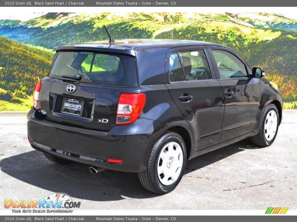 2010 Scion xD Black Sand Pearl / Charcoal Photo #3