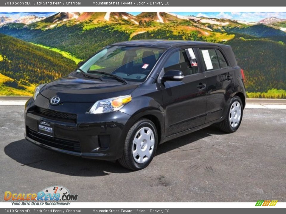 2010 Scion xD Black Sand Pearl / Charcoal Photo #5