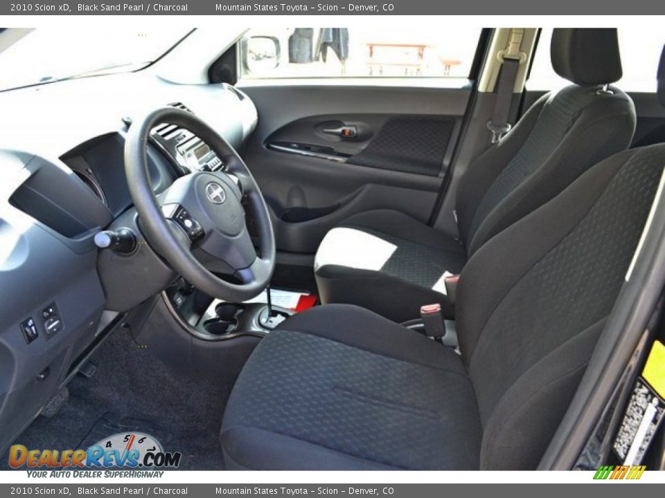 2010 Scion xD Black Sand Pearl / Charcoal Photo #10