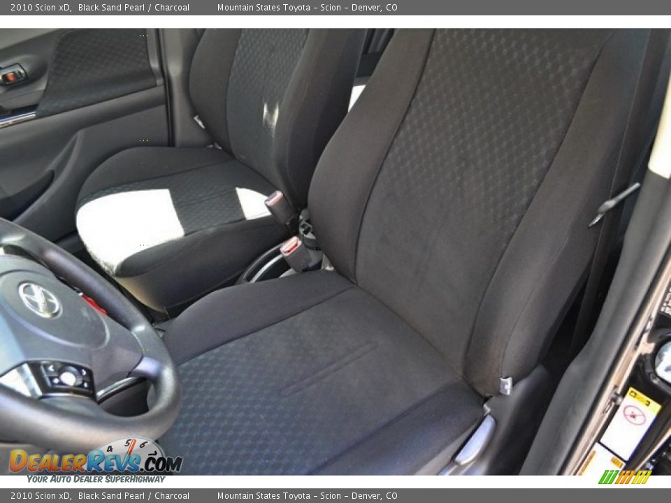 2010 Scion xD Black Sand Pearl / Charcoal Photo #11