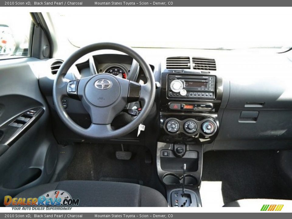 2010 Scion xD Black Sand Pearl / Charcoal Photo #12
