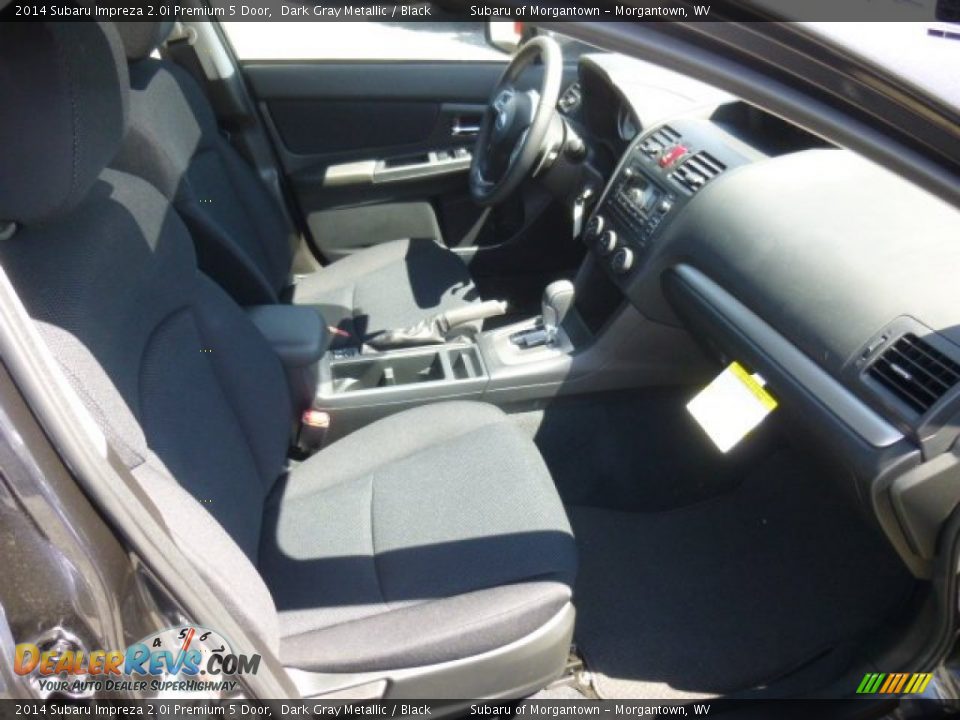 2014 Subaru Impreza 2.0i Premium 5 Door Dark Gray Metallic / Black Photo #10