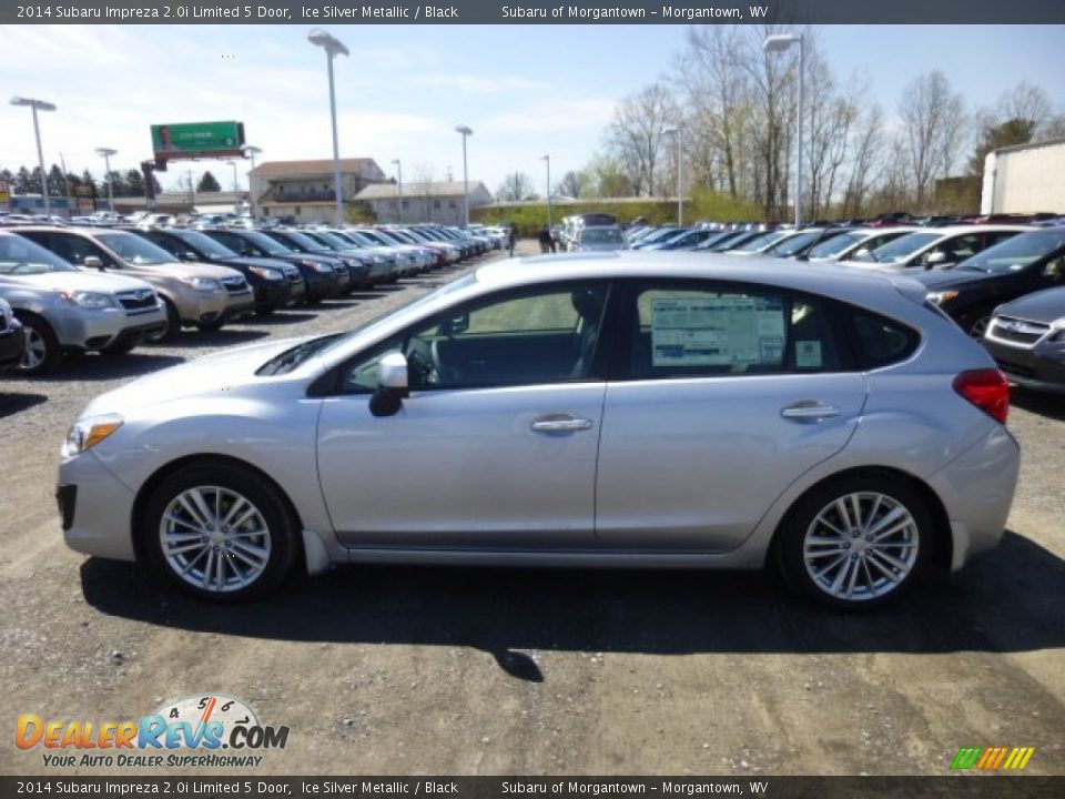 2014 Subaru Impreza 2.0i Limited 5 Door Ice Silver Metallic / Black Photo #4