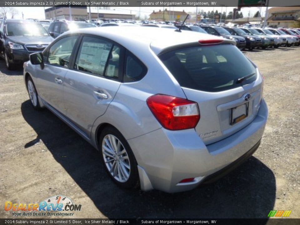 2014 Subaru Impreza 2.0i Limited 5 Door Ice Silver Metallic / Black Photo #5
