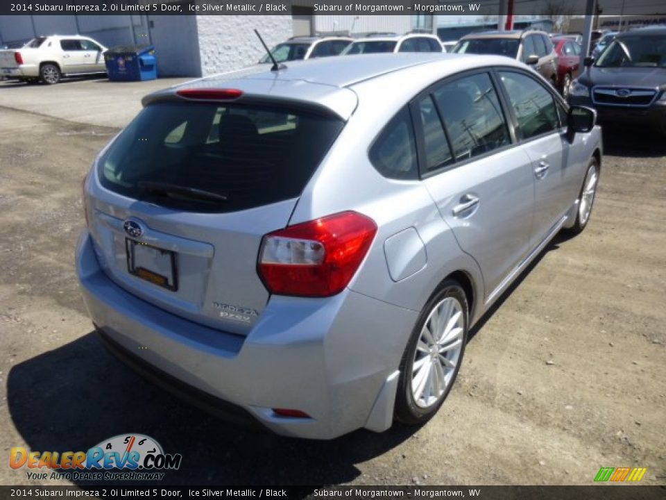2014 Subaru Impreza 2.0i Limited 5 Door Ice Silver Metallic / Black Photo #7