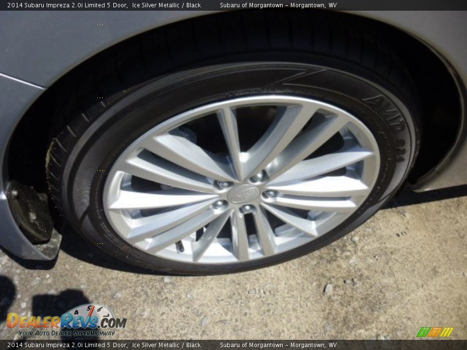2014 Subaru Impreza 2.0i Limited 5 Door Ice Silver Metallic / Black Photo #8