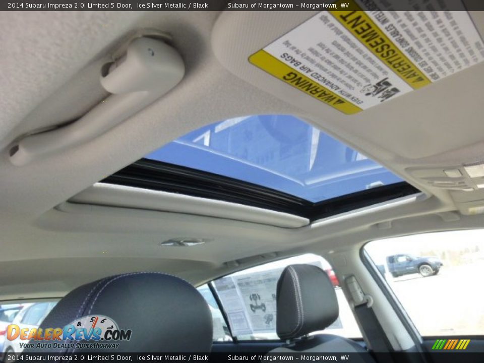 2014 Subaru Impreza 2.0i Limited 5 Door Ice Silver Metallic / Black Photo #10