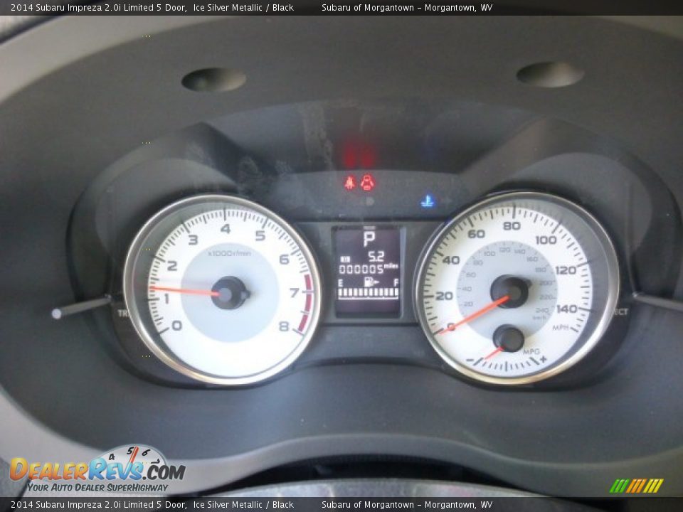 2014 Subaru Impreza 2.0i Limited 5 Door Ice Silver Metallic / Black Photo #20