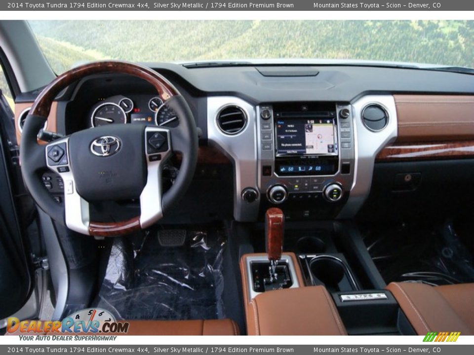 2014 Toyota Tundra 1794 Edition Crewmax 4x4 Silver Sky Metallic / 1794 Edition Premium Brown Photo #7