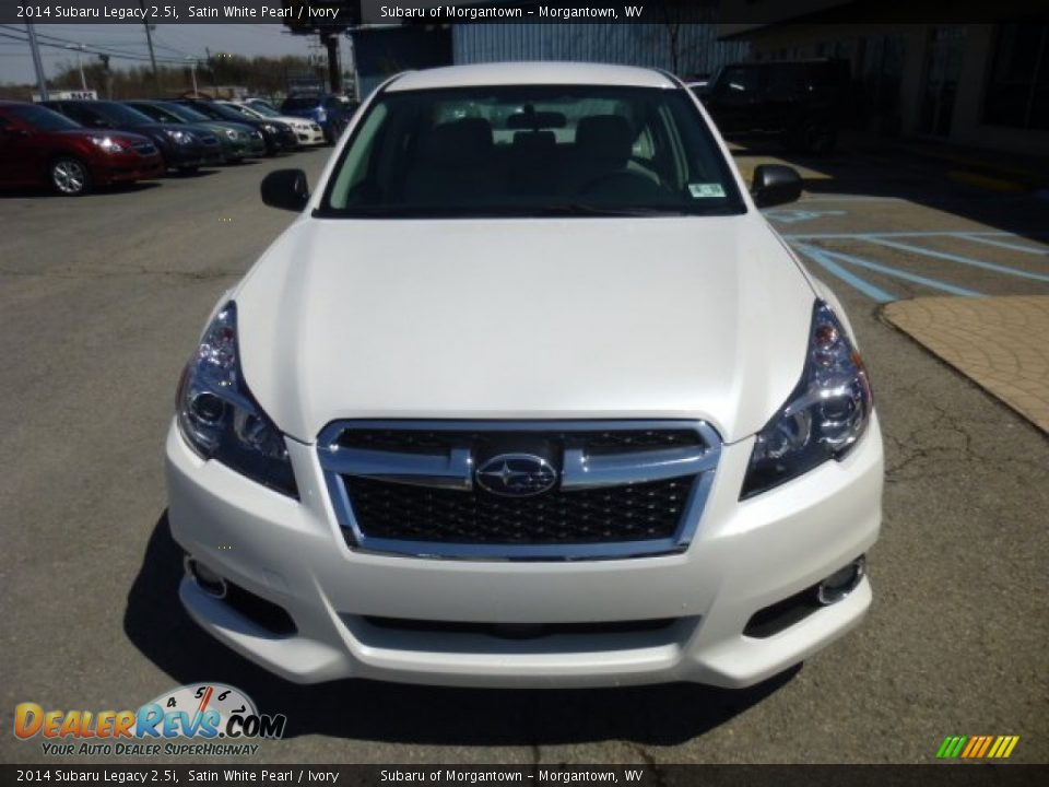 2014 Subaru Legacy 2.5i Satin White Pearl / Ivory Photo #2