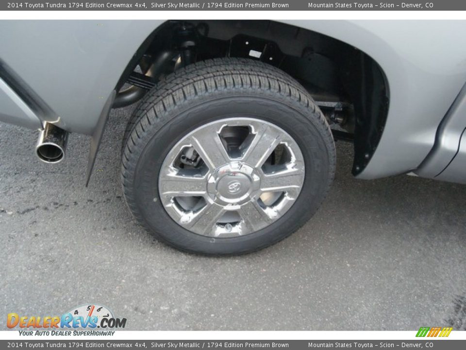 2014 Toyota Tundra 1794 Edition Crewmax 4x4 Silver Sky Metallic / 1794 Edition Premium Brown Photo #12