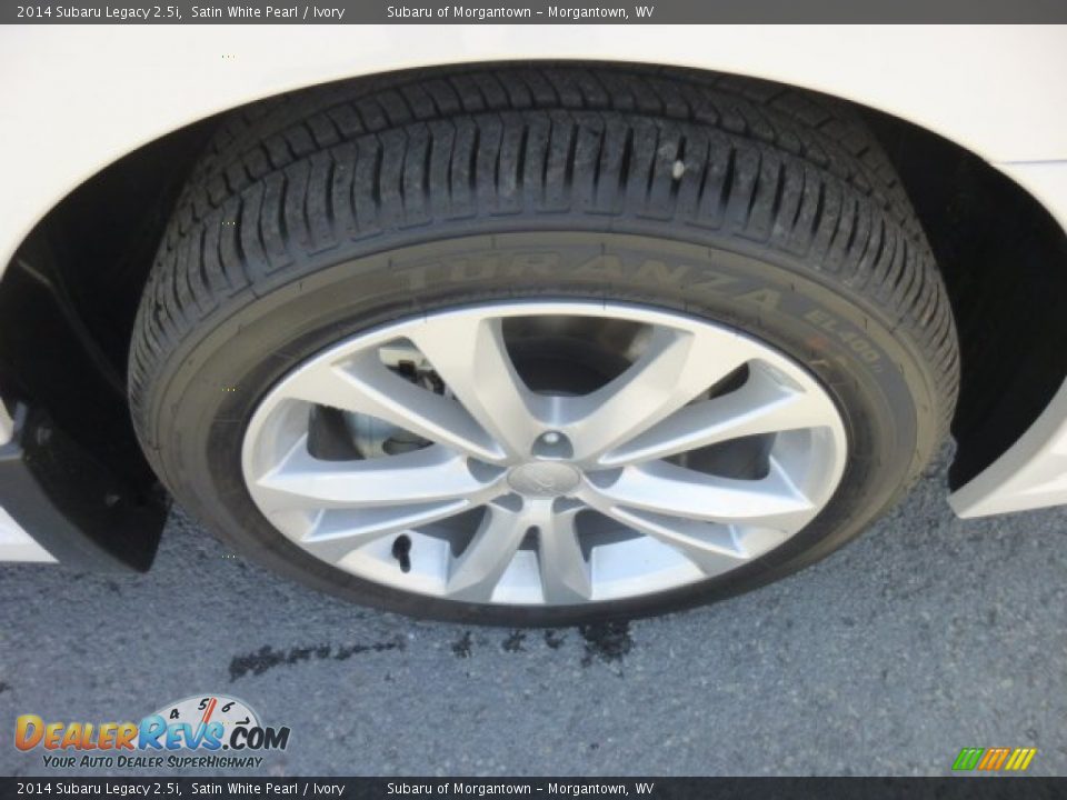 2014 Subaru Legacy 2.5i Satin White Pearl / Ivory Photo #9