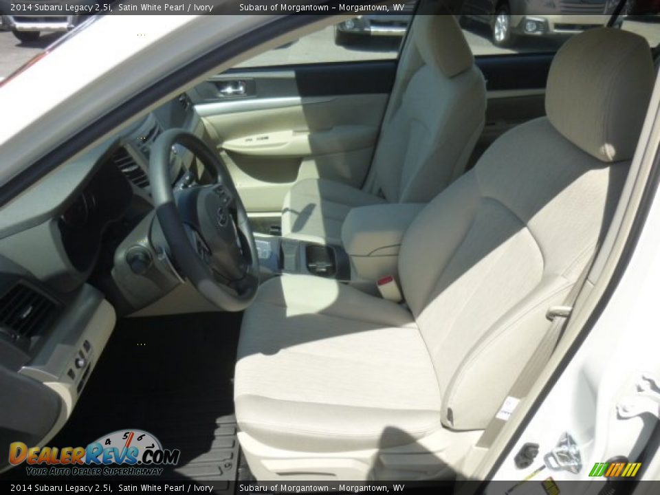 2014 Subaru Legacy 2.5i Satin White Pearl / Ivory Photo #15