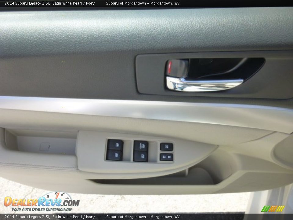 2014 Subaru Legacy 2.5i Satin White Pearl / Ivory Photo #17